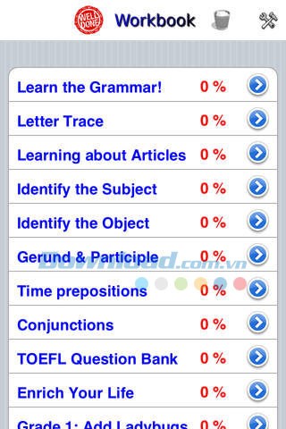 Grammar Basics and Advanced cho iOS