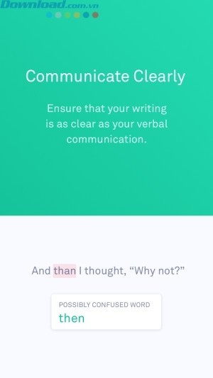 Nội dung gõ rõ ràng, không bị mắc lỗi gây khó hiểu