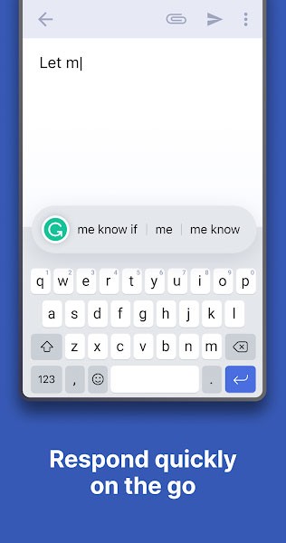 Grammarly app hỗ trợ nhập liệu nhanh và chính xác