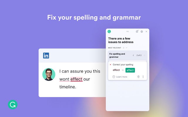 Công cụ kiểm tra chính tả và ngữ pháp hiệu quả như Grammarly trên Chrome