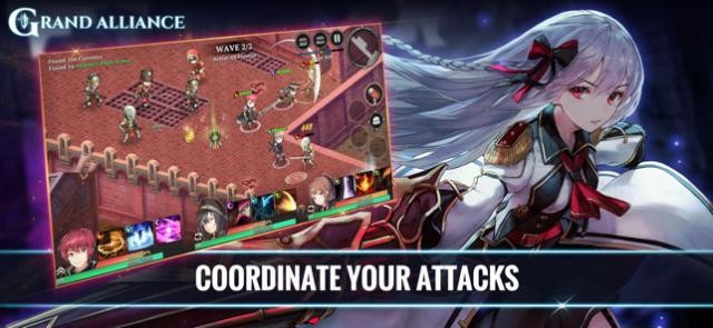 Tham gia trận chiến thời gian thực kịch tính trong game Grand Alliance