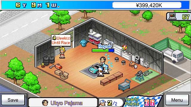 Hãy trở thành ông chủ của một đội đua, đào tạo các tay đua và tìm kiếm các nhà tài trợ