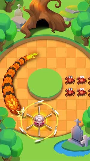 Xoay vũ khí để tiêu diệt kẻ thù