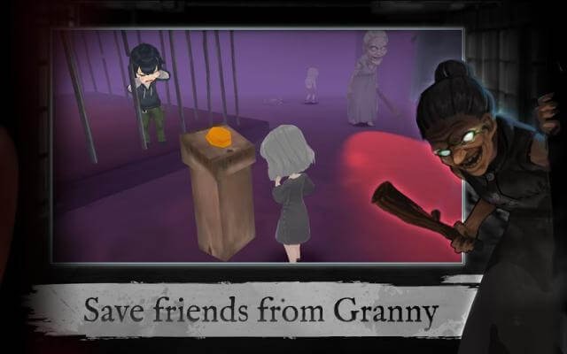 Cứu bạn bè của mình khỏi bà già độc ác trong game Granny's House