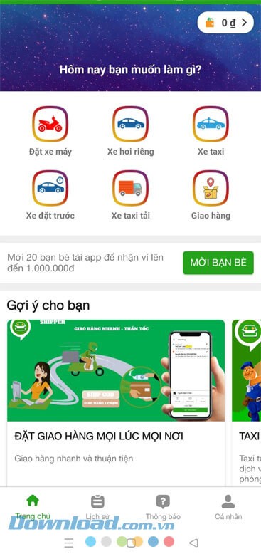 Trang chủ Grap Việt