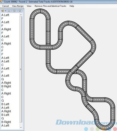 Giao diện của Graphic Track Maker
