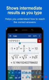 Ứng dụng tính toán Graphing Calculator + Math PRO cho Android