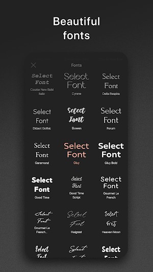 Các font chữ đẹp mắt