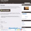 Gray Flannel: Free Tech or Business Blog Template