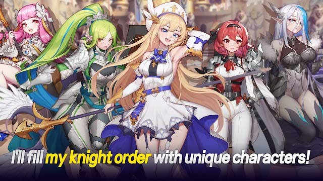 Đồng hành và chiến đấu với các hiệp sĩ xinh đẹp, mạnh mẽ trong game GreatKnights