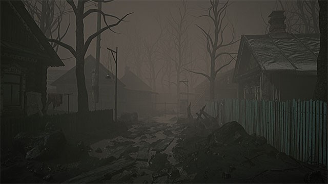 Greed Stays Home là trò chơi kinh dị mô phỏng đi bộ với bối cảnh ngôi làng ma bỏ hoang