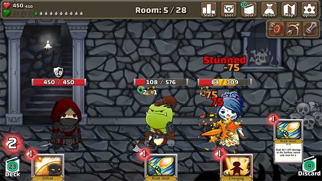 Greedy Dungeon là game thẻ bài kết hợp Roguelike đặc sắc