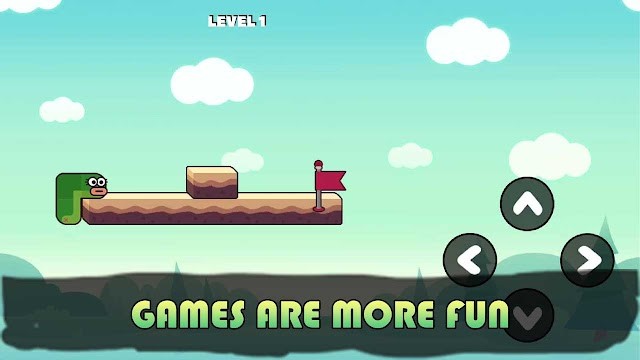 Điều khiển chú sâu của bạn đi tới điểm đích an toàn trong game Greedy Worm