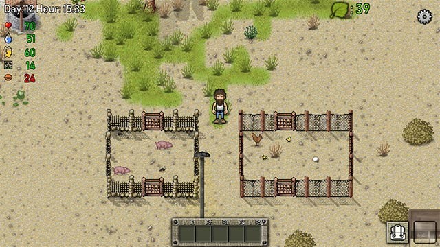 Tích cực trồng trọt và chăn nuôi trong game Green Project