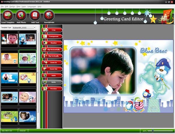 Greeting Card Editor