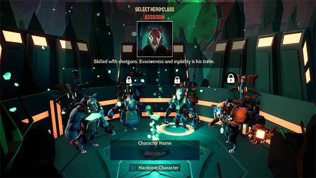 Chọn vào vai một trong bốn class với nhiều phong cách chơi khác nhau