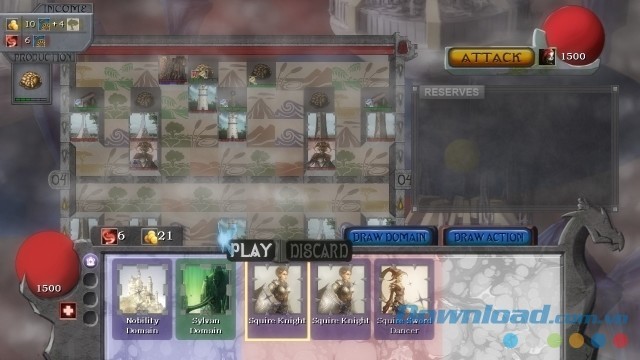 Sử dụng thẻ bài chiến lược trong Grid Legion, Storm cho máy tính