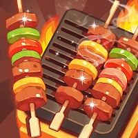 Grill Sort - Food Sort Games: Trò chơi xếp đồ xiên nướng gây nghiện