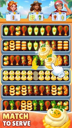 Lối chơi match-3 kết hợp nướng xiên