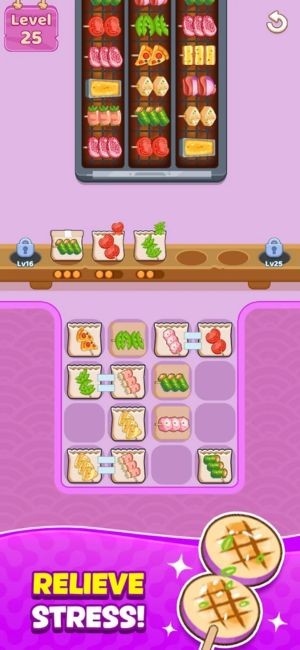 Đồ họa tươi tắn, chủ đề xiên nướng và ẩm thực