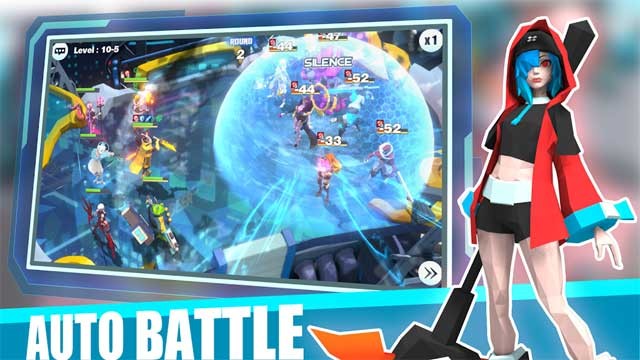 Các trận chiến trong Grimm Heroes for Android sẽ diễn ra tự động