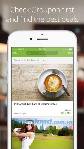 Groupon cho iOS