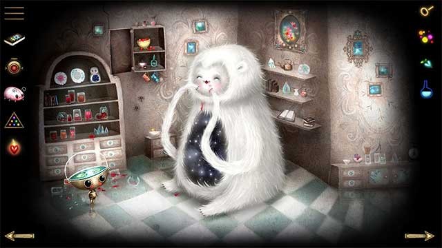 Tương tác với các loài thực vật và người ngoài hành tinh có ngoại hình dễ thương