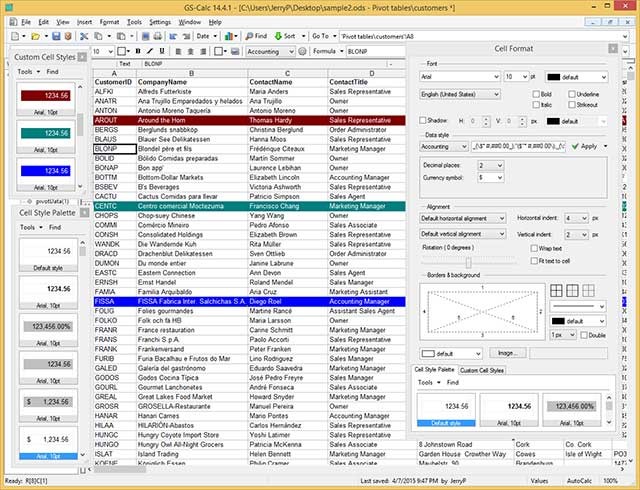 Thống kê số liệu và xử lý dữ liệu chuyên nghiệp với GS Calc