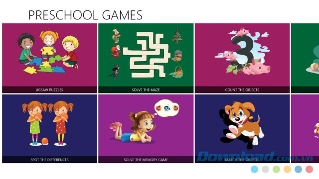 Kho trò chơi giáo dục hấp dẫn của GS Preschool Games Lite