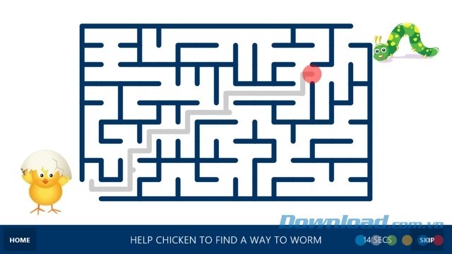 Game giải mã mê cung phát triển khả năng giải quyết tình huống ngay từ khi còn nhỏ