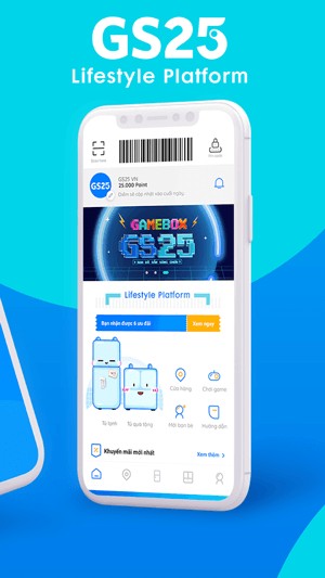 trang chủ của ứng dụng