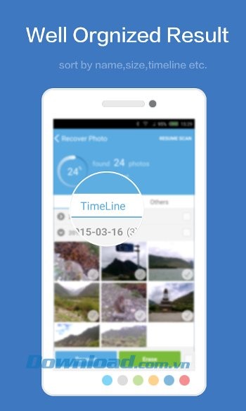GT Recovery quét hiệu quả thiết bị