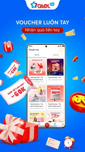 Voucher thường xuyên cập nhật