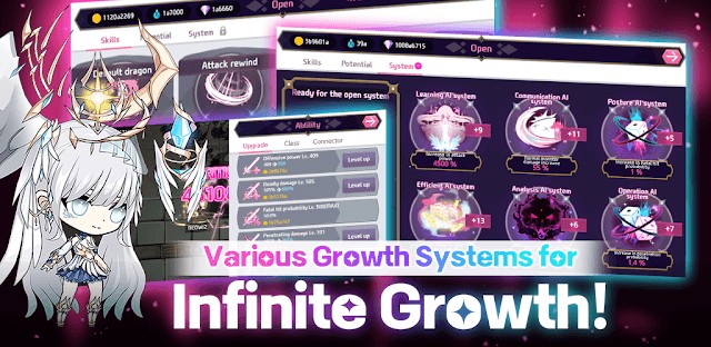 Các hệ thống phát triển khác nhau cho bạn phát triển vô tận