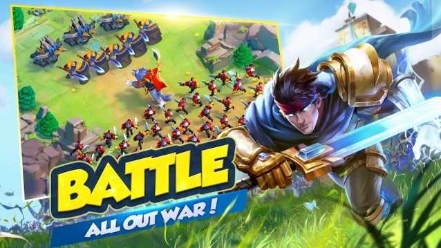 Chiến đấu để đập tan kẻ thù, bảo vệ vương quốc trong game Guardian Kingdoms