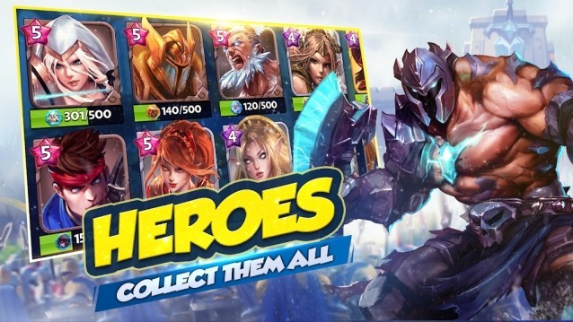 Thu thập các anh hùng mạnh mẽ