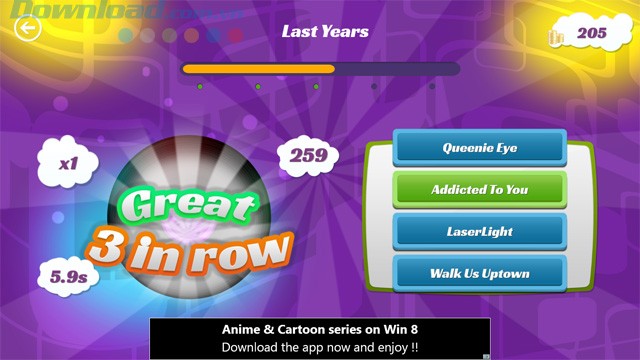 Giao diện game âm nhạc Guess The Song