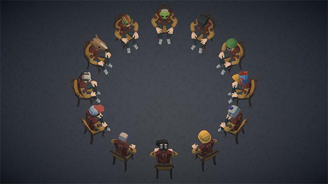 4-12 người chơi sẽ cùng tham gia 1 bữa tiệc trong 3 vai: khách mời, sát nhân và trung lập