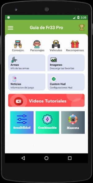Guia de Fr33 Pro là ứng dụng hướng dẫn chơi Free Fire