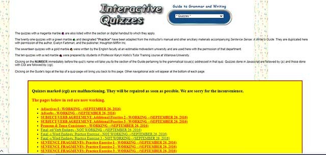 Sử dụng menu thả xuống trong mỗi mục để mở và xem các tài liệu nổi bật