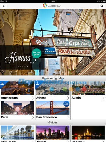GuidePal City Guides for iPad