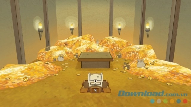 Tích cực tìm kiếm kho báu trong game chiến thuật miễn phí Guild Quest cho máy tính và Mac