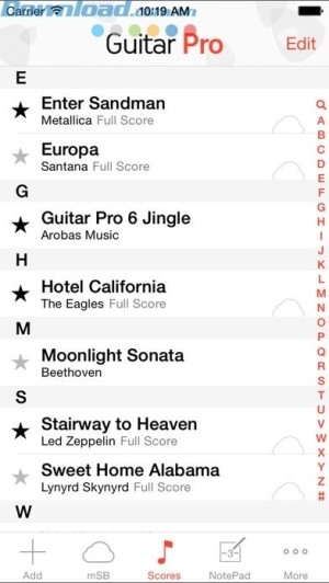 Chơi guitar trên di động