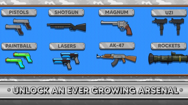 Mở khóa kho vũ khí đa dạng