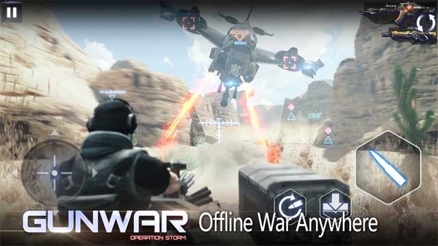 Game bắn súng offline tuyệt hay trên thiết bị iOS - Gun War