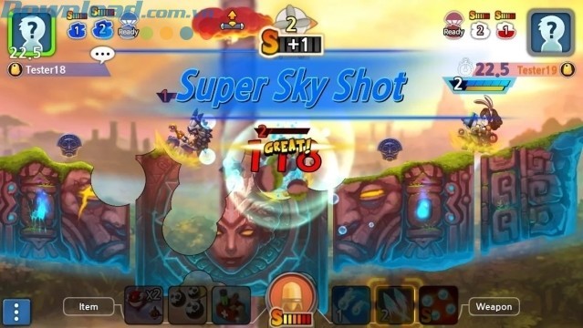 Phiên bản chính thức của game Gunbound huyền thoại