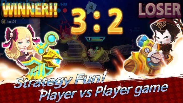 Chiến đấu trực tuyến với người chơi toàn cầu