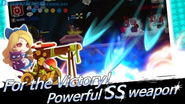 Sử dụng các vũ khí mạnh mẽ để giành chiến thắng