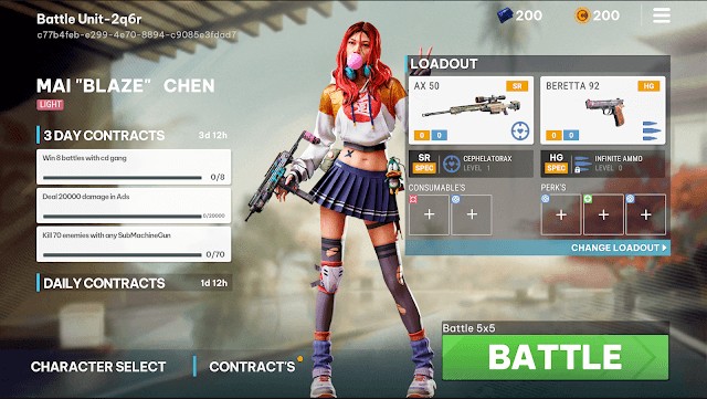 Chọn nhân vật đại diện cho bạn trong game Guns & Gangs