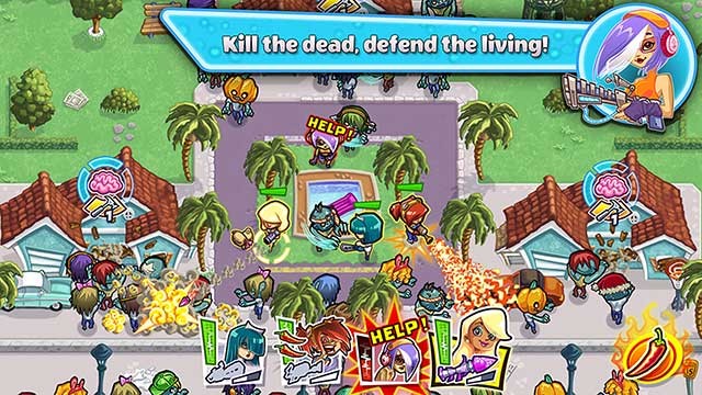 Điều khiển 4 nữ chiến binh chiến đấu gay cấn